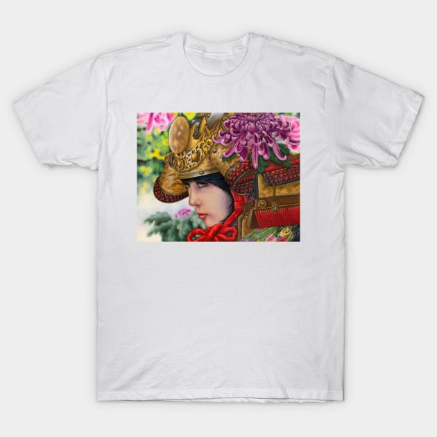 Chrysanthemum T-Shirt by MJWilliamArt